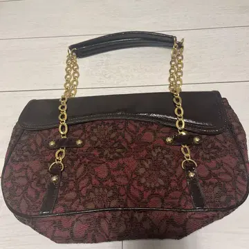 미사용 새상품 사자비 레이스 체인 백