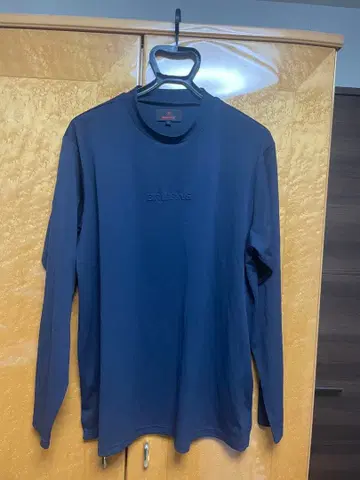 BRIEFING 네이비 긴팔 셔츠 L 릴랙스 핏