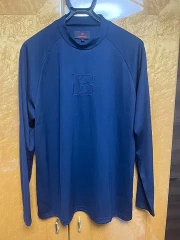 BRIEFING 네이비 긴팔 셔츠 L 릴랙스 핏