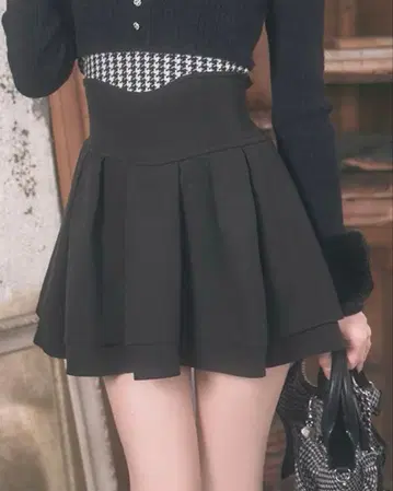 [정품]michellMacaron 슬림 레그가 되는 스커트 S