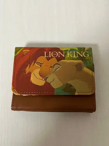 라이온 킹 3단 접이식 지갑