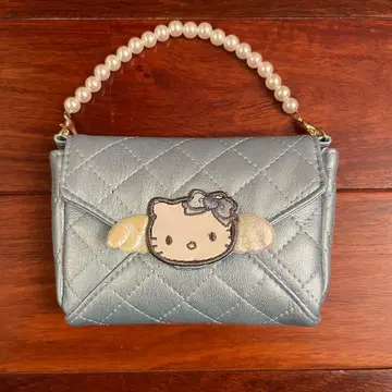 새상품 산리오 헬로키티 엔젤 퀼팅 러브레터 패스케이스