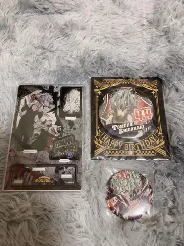 나의 히어로 아카데미아 생일 아크릴 스탠드 캔뱃지 시가라키 토무라