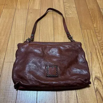 브라운 가죽 숄더백 CANPOMAGGI