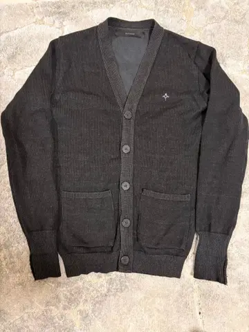 백본 backbone 블랙 가디건 M 사이즈 울