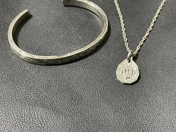 [ 정가 63,400엔 ] 하와이안 주얼리 호누 목걸이 뱅글 세트