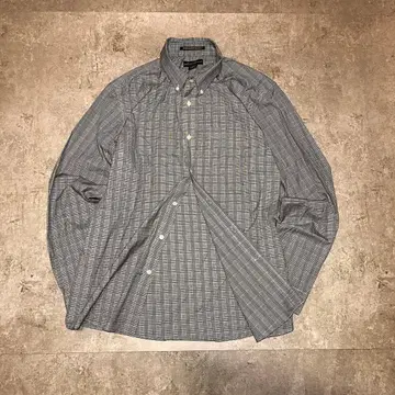 80s 90s Eddie Bauer BD 체크 셔츠 XL 면100