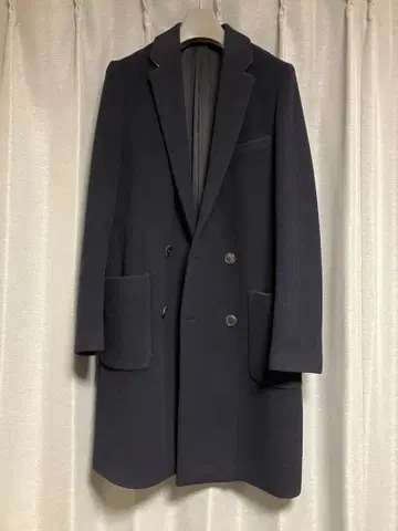 [ 새상품급 ] 투모로우랜드 체스터 코트 더블 네이비 사이즈 48