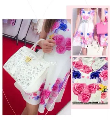 DaTuRa 꽃무늬 플레어 원피스 택 포함 새상품