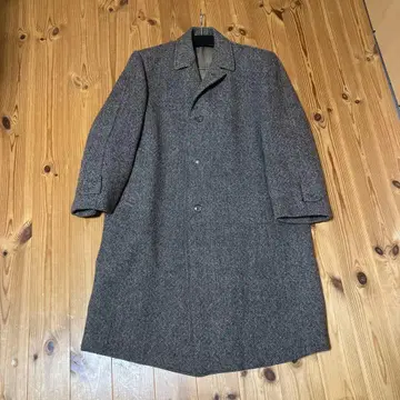 타카시마야 해리스 트위드 롱 코트