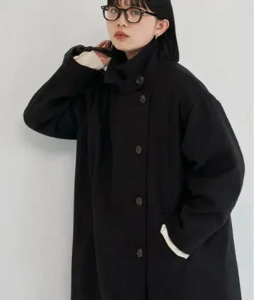 스탠드 칼라 3WAY 롱 코트 앤트마리스