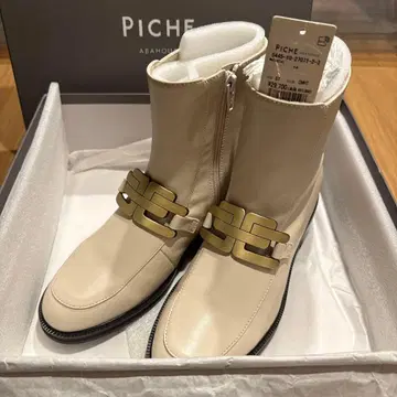 PICHE ABAHOUSE 가죽 숏부츠 양가죽 37