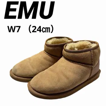 EMU Australia 무스탕 부츠 숏 브라운 베이지 24