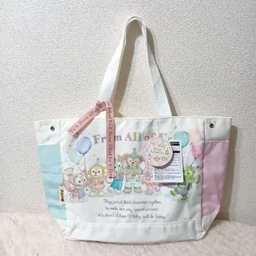 새상품 디즈니씨 더피 프렌즈 프로롬 올 오브 아스 토트백