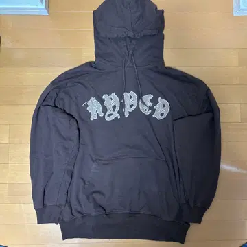 브라운 후드 부착 후드티