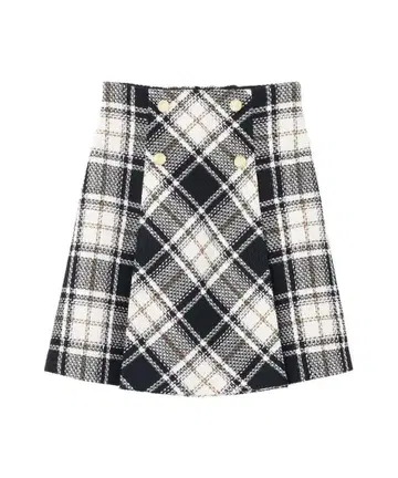 루프얀 체크 미니스커트 질스튜어트