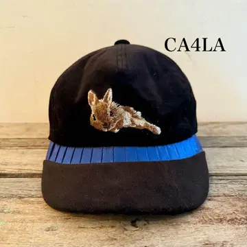 ca4la 토끼 자수 캡