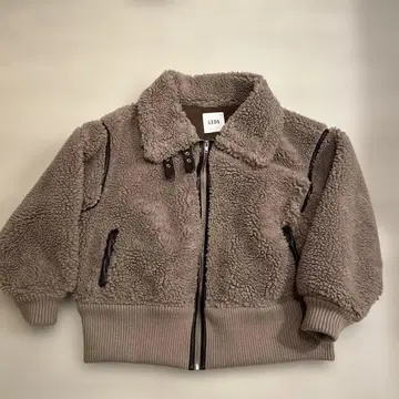 새상품급 GYDA 보들보들 보아 자켓 코트 브라운 여성용 프리 사이즈