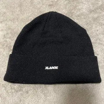 XLARGE 블랙 니트 모자