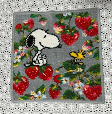 페이러 스누피 이치고 디자인 손수건