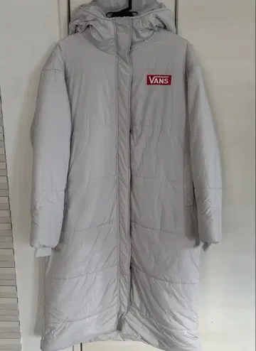 새상품급 반스 벤치 코트 S 그레이 화이트