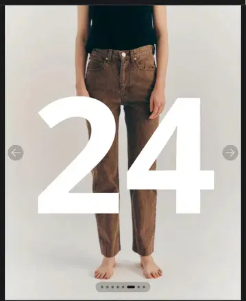 THE SHISHIKUI/BASIC JEANS BROWN24