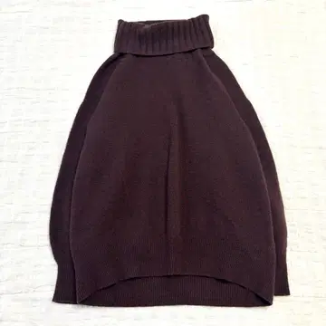 스픽 앤 스팬 캐시미어 울 터틀 니트 브라운