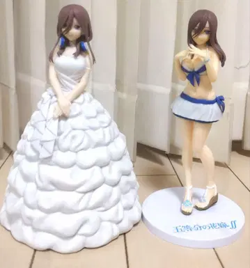 5등분의 신부 미쿠 피규어 2체 세트