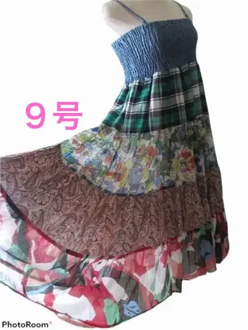 SALE 데님과 패치워크 원피스