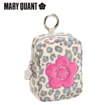 [ 하자품 ] 익명 배송 마리콴트 카라비너 포함 파우치 레오파드 플라자