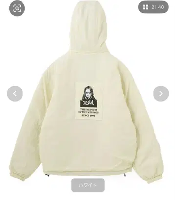 X-girl FACE PATCH REVERSIBLE JACKET