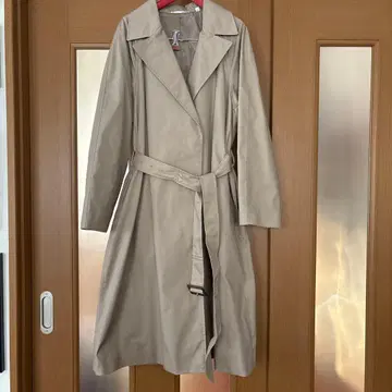 UNIQLO 베이지 트렌치코트 허리 벨트 포함 XL