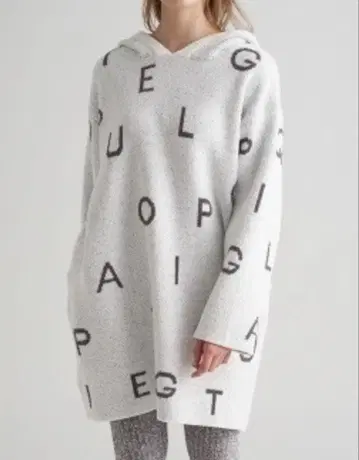 [ 미사용 새상품 ] 젤라또피케 파우더 로고 자카드 원피스