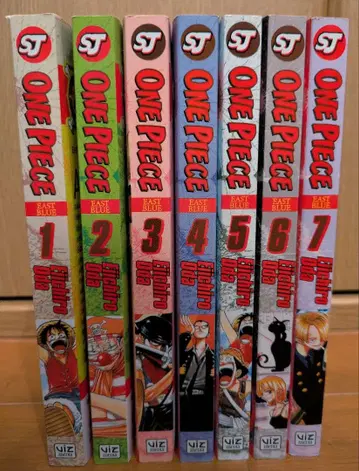 원피스 1-7권 세트 영문판