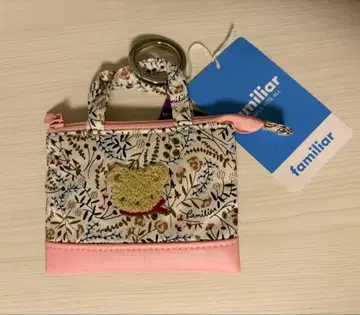 familiar 꽃무늬 참 리버티 파우치