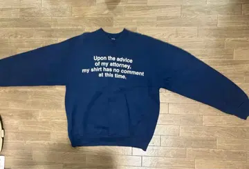 빈티지 맨투맨 네이비