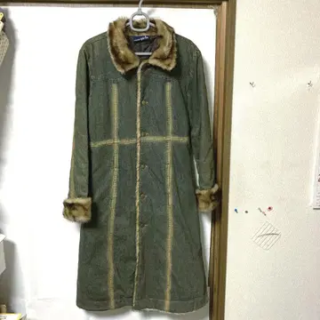 피치 존 롱 코트 (워시 가공)