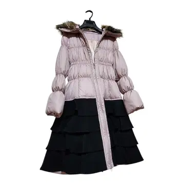 [새상품급] 레지나 스레 럭셔리 테아드 다운 코트 라벤더색 40