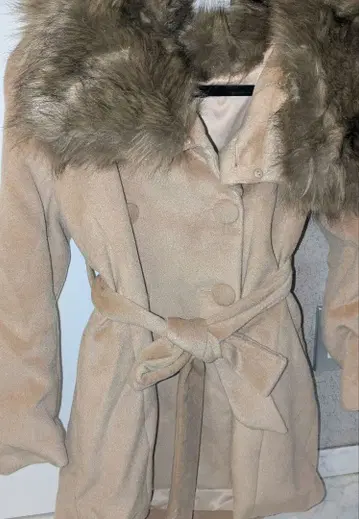 원 웨이 코트 퍼 포함 M 새상품