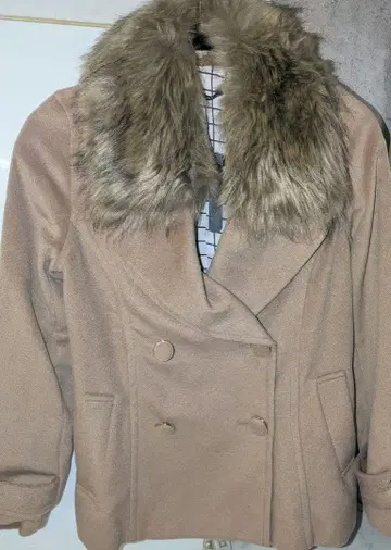 one way 피 코트 퍼 포함 M 새상품