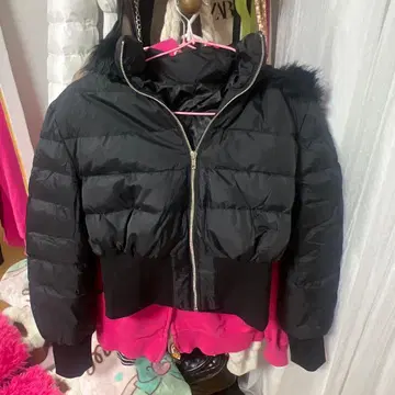 허리라인 숏 다운 L 사이즈