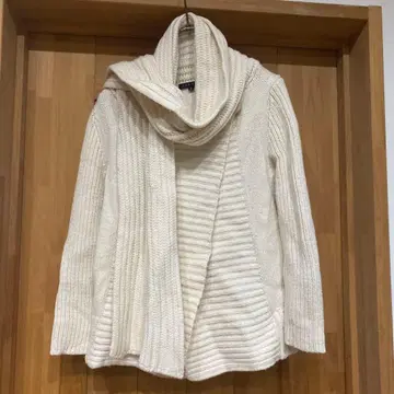 띠어리 아이보리 숄카라 가디건 사이즈 2 M