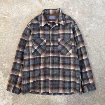 70s PENDLETON 펜들턴 보드 셔츠 울 셔츠