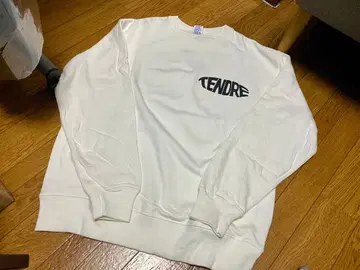 TENDRE 카와하라 타로 맨투맨 화이트 XL 텐더 티셔츠