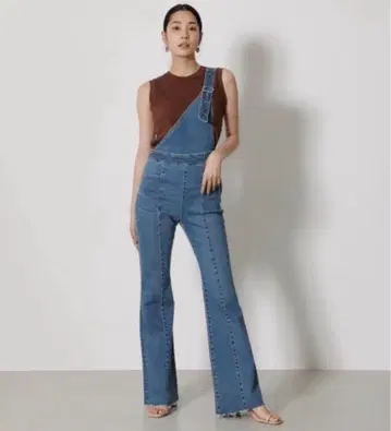 AZUL 원 숄더 데님 살로펫