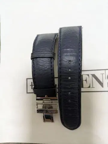 카미유 포르네 코놀리 가죽 네이비 22mm 버클 포함