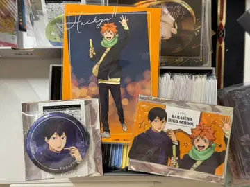 하이큐 코스모 월드 캔뱃지 카드 특전 히나타 쇼요 카게야마 토비오