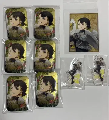 블루 록 호쿠세이 린 스퀘어 캔뱃지 미니 아크릴 스탠드 특전