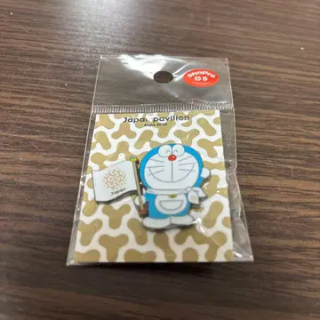 만박 EXPO2025 일본관 핀 배지 도라에몽 브라운 일본 파빌리온
