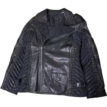 [컨디션 최상] YOSHIYUKI KONISHI 더블 라이더스 램 가죽